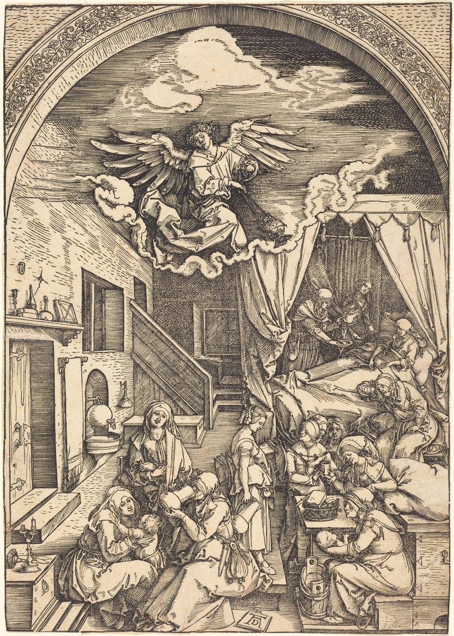 Jomfru Marias fødsel av Albrecht Dürer