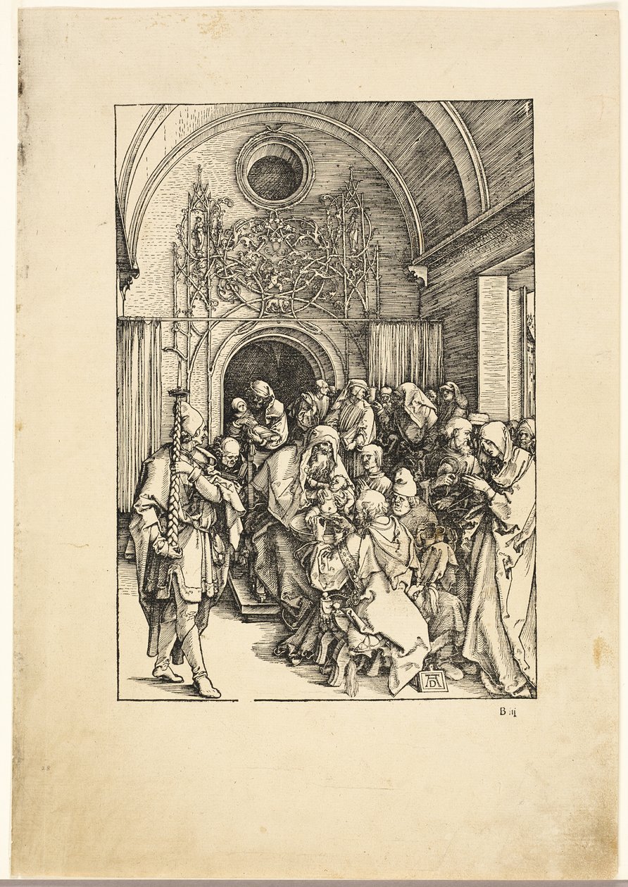 Kristi omskjæring, fra Jomfruens liv av Albrecht Dürer