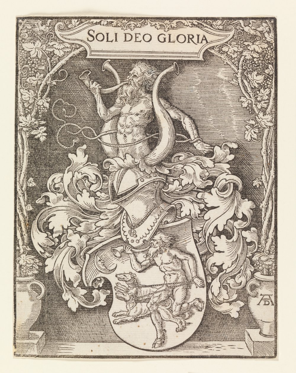 Våpenskjoldet til Tschertie av Albrecht Dürer