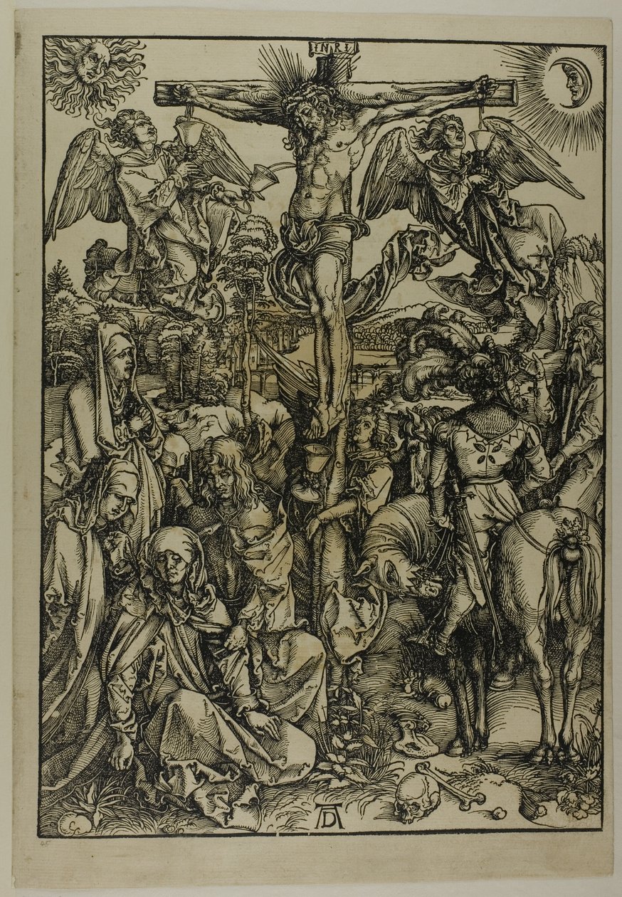 Korsfestelsen, fra Den store lidenskapen av Albrecht Dürer