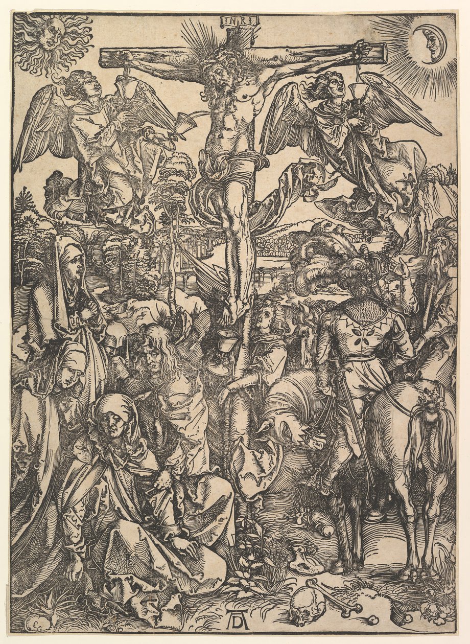 The Crucifixion, fra The Large Passion, ca. 1498. av Albrecht Dürer