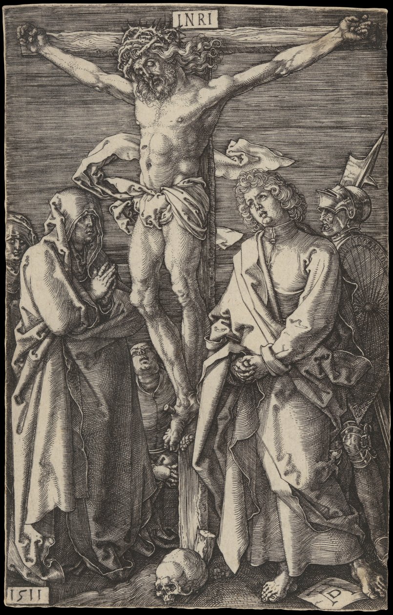 Korsfestelsen, fra «The Passion» av Albrecht Dürer