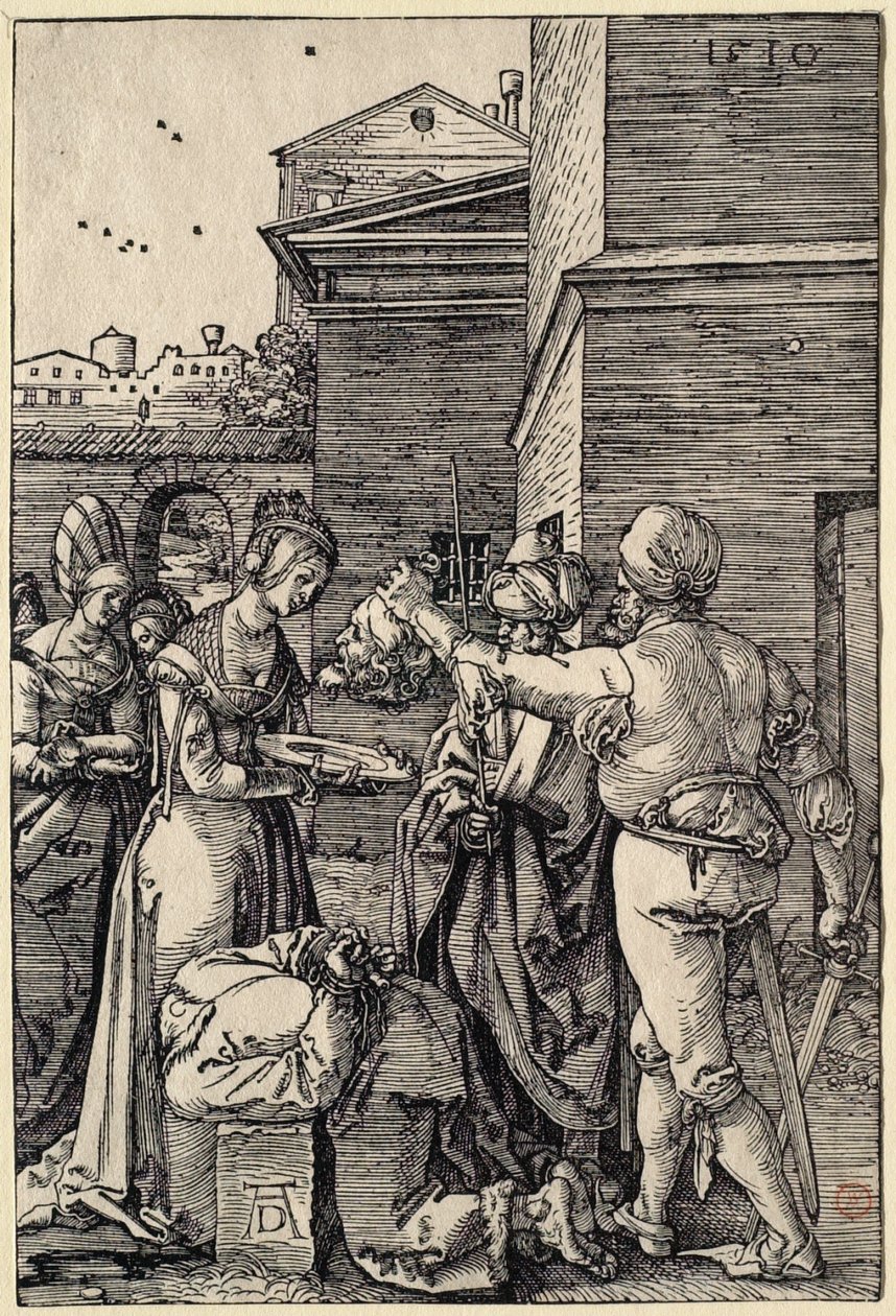 Halshoggingen av den hellige Johannes Døperen av Albrecht Dürer