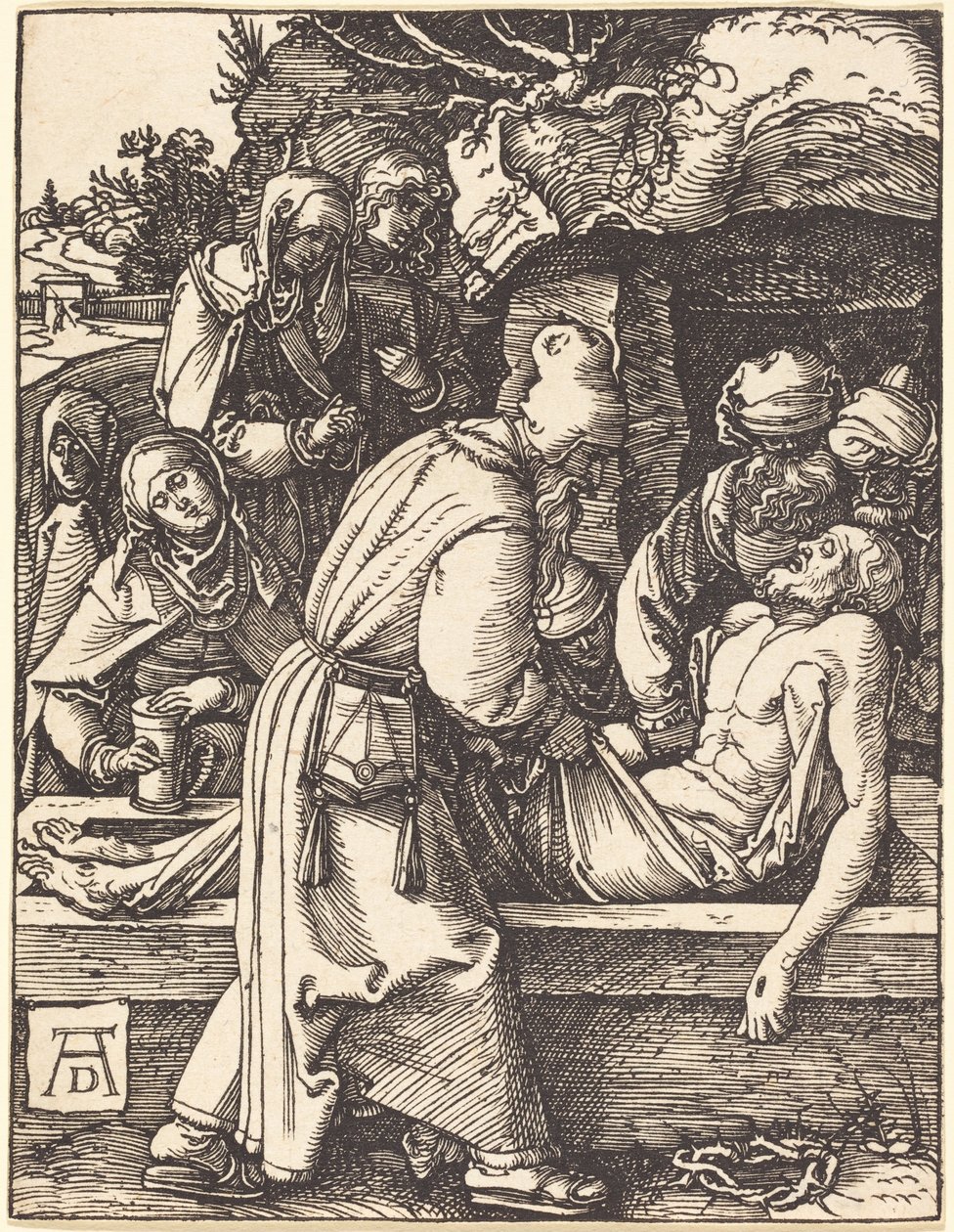 Nedtagelsen fra korset av Albrecht Dürer