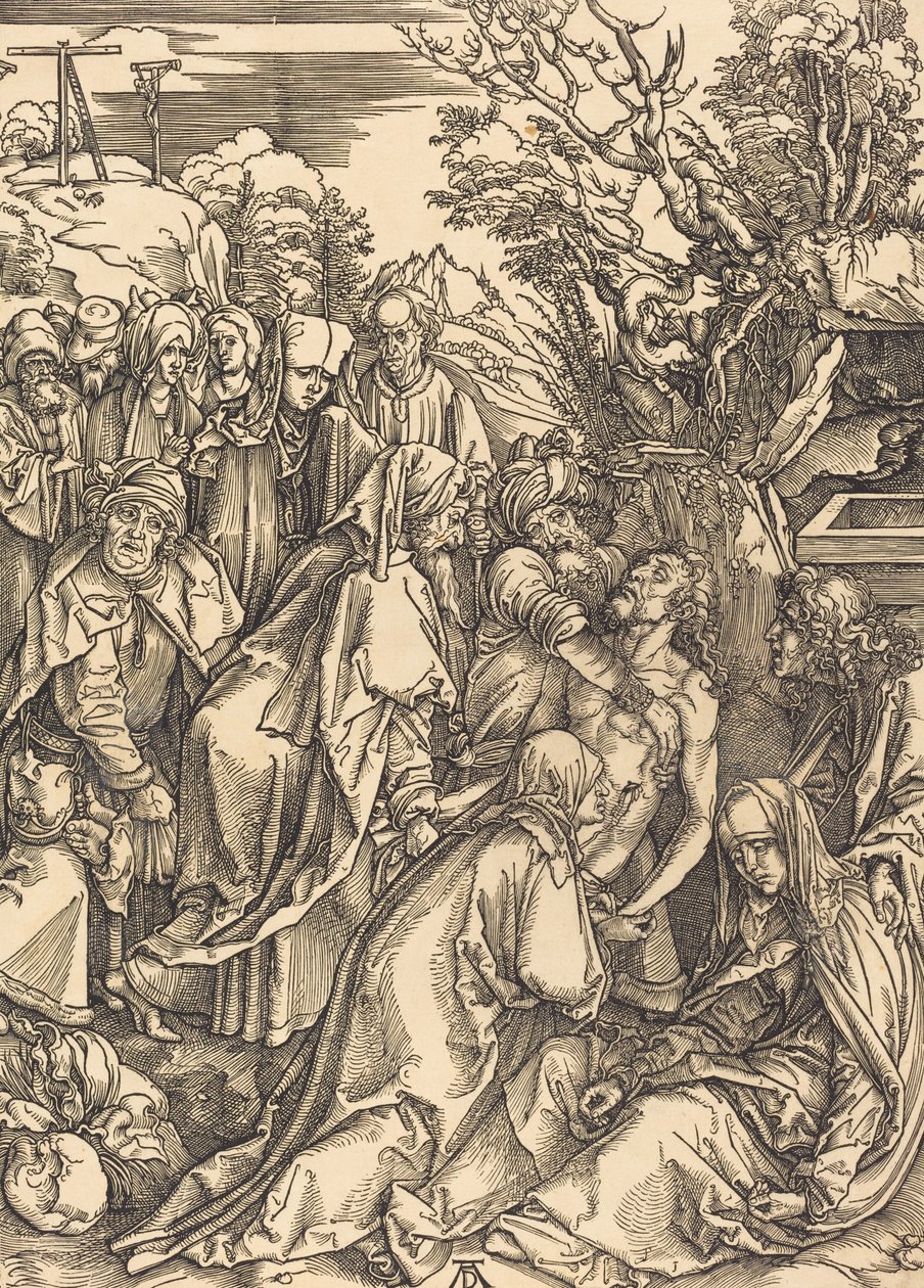 Deponeringen, ca. 1497. av Albrecht Dürer
