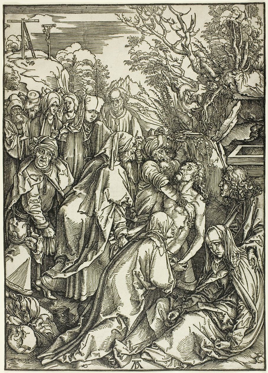 The Deposition of Christ, fra The Large Passion av Albrecht Dürer