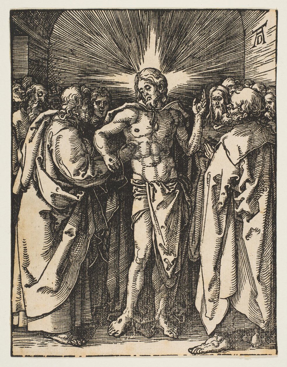 Den tvilende Thomas, fra The Small Passion, ca. 1510. av Albrecht Dürer