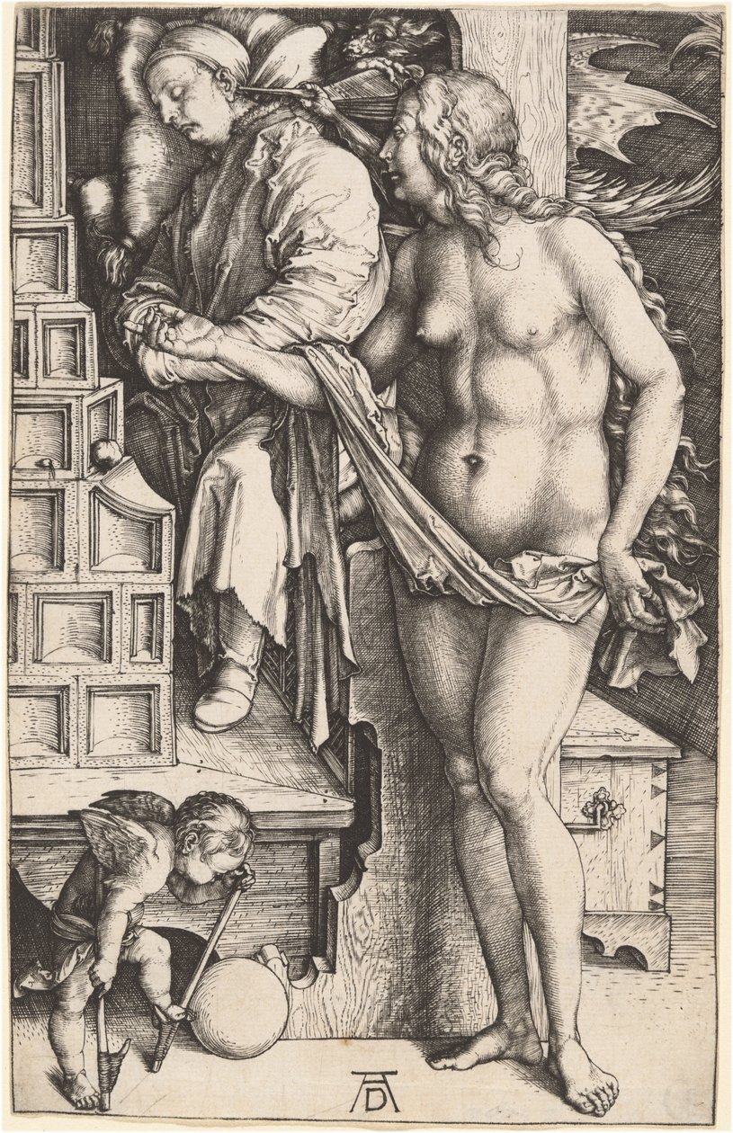 Legenes drøm (Den dovnes fristelse) av Albrecht Dürer