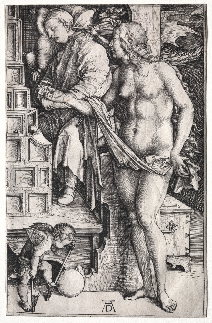 Drømmen om legen av Albrecht Dürer