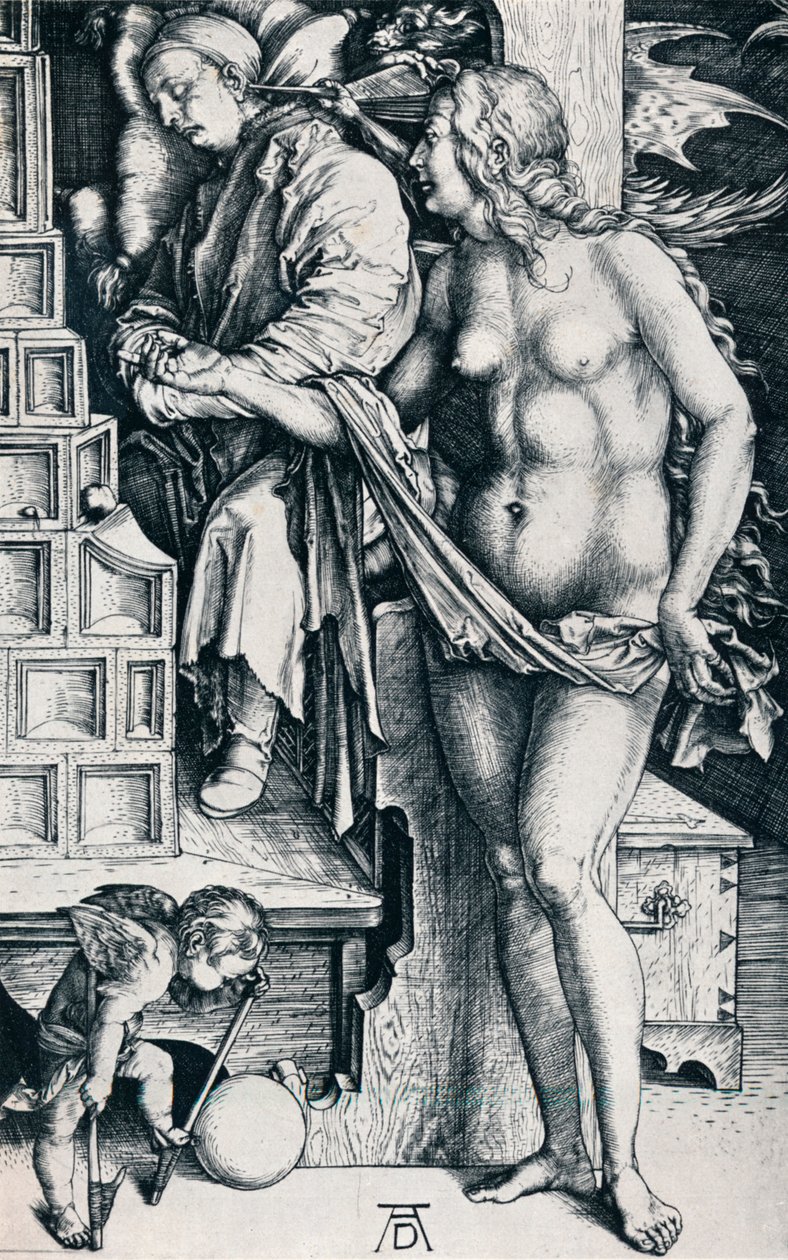 The Dream of the Doctor, 1497-1498 1906 av Albrecht Dürer