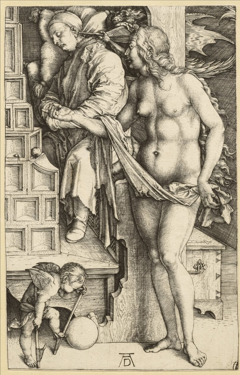 Drømmen om legen, 1497-98 av Albrecht Dürer
