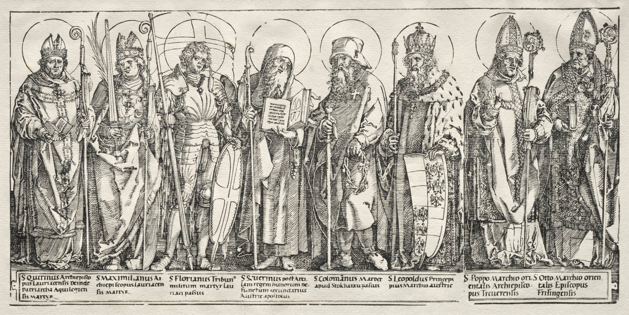 De åtte hellige i Østerrike av Albrecht Dürer