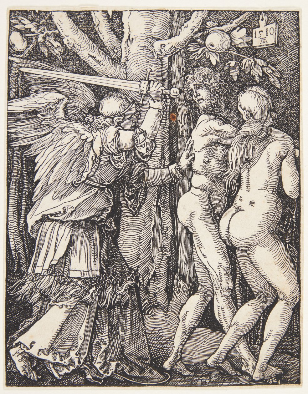Utvisningen fra paradis av Albrecht Dürer