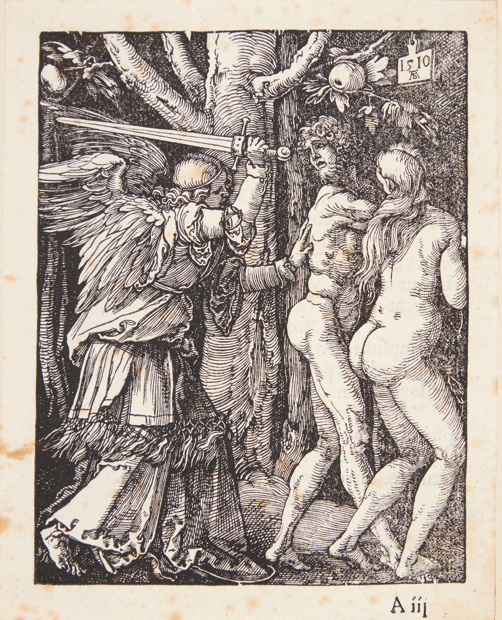 Utdrivelsen fra paradiset av Albrecht Dürer