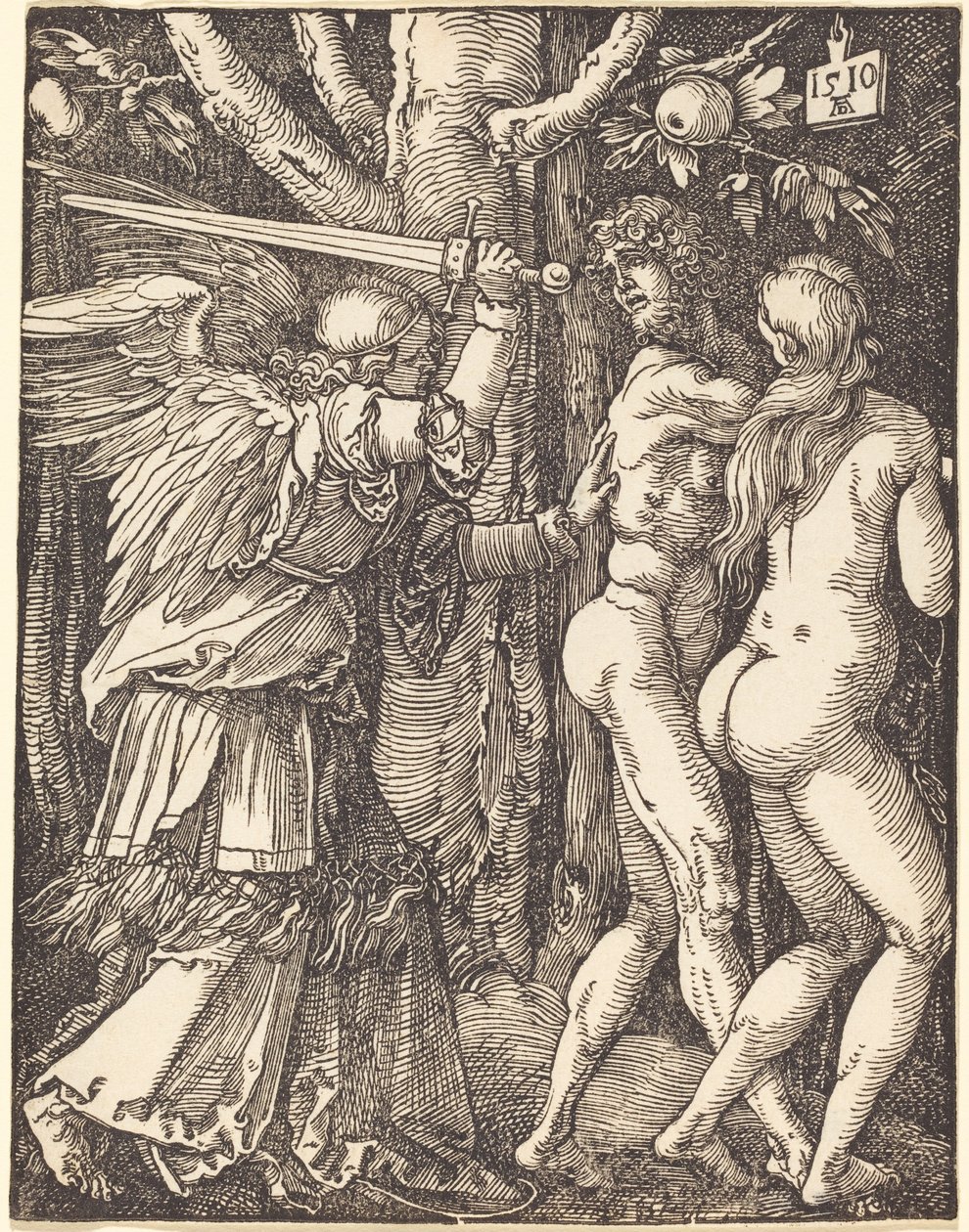 Utdrivelsen fra paradiset av Albrecht Dürer