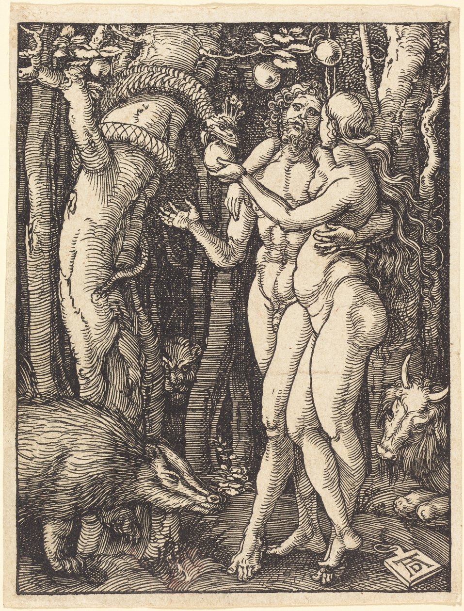 Syndefallet av Albrecht Dürer