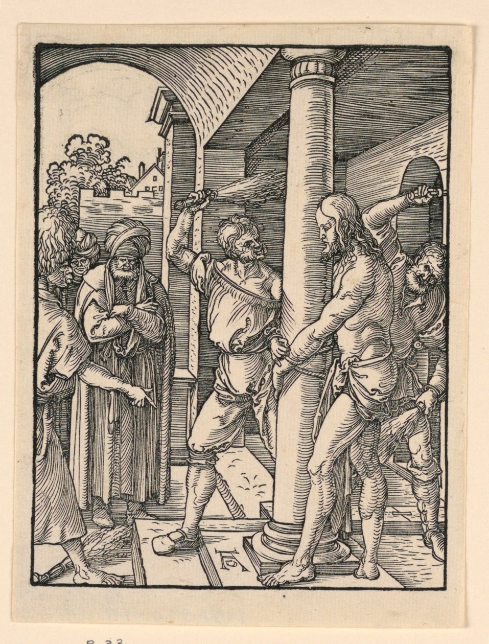 The Flagellation, fra The Little Passion-serien av Albrecht Dürer