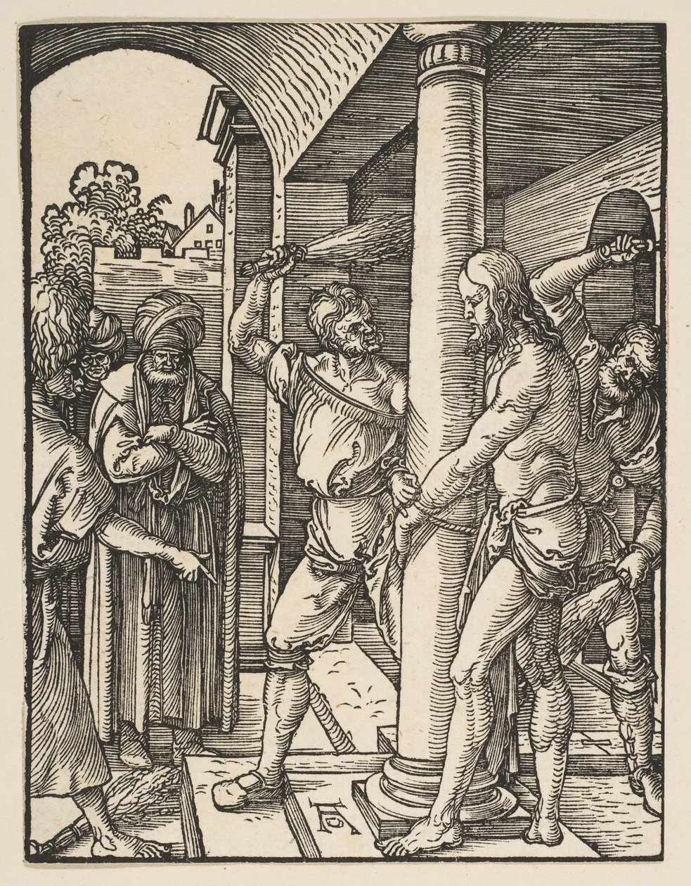 The Flagelation, fra The Small Passion, ca. 1509. av Albrecht Dürer