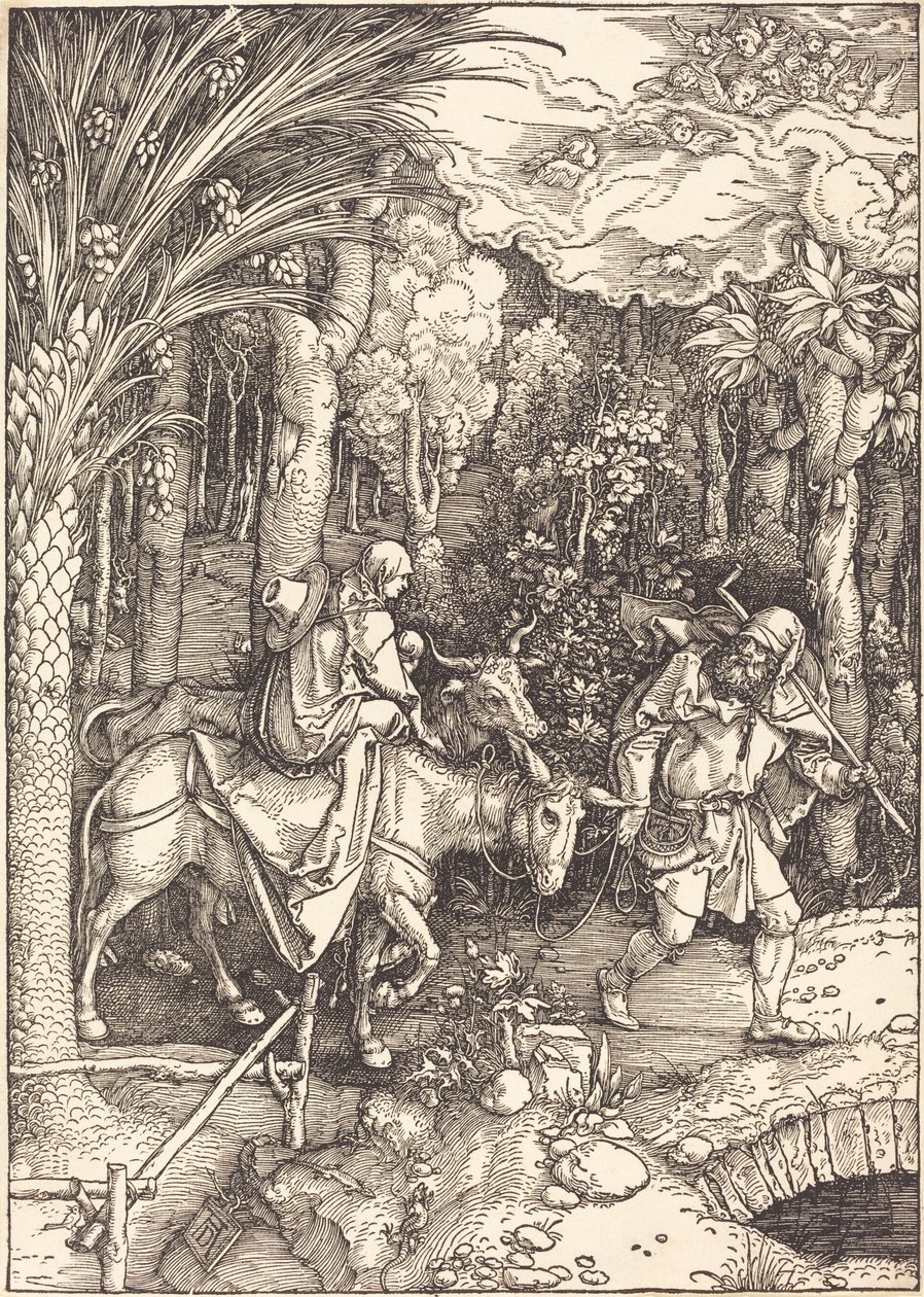 Flykten til Egypt av Albrecht Dürer