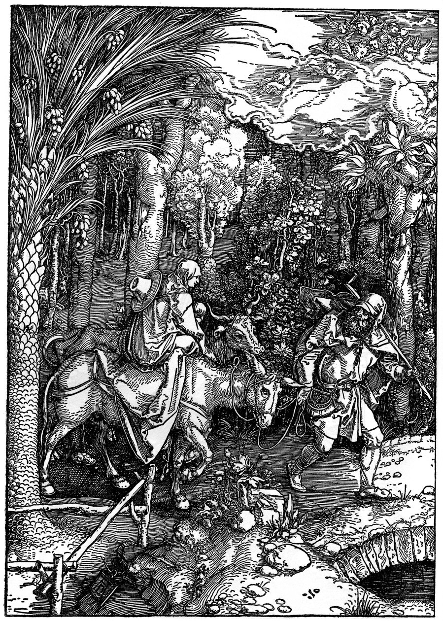 Flukten til Egypt, 1502-1505, 1936 av Albrecht Dürer
