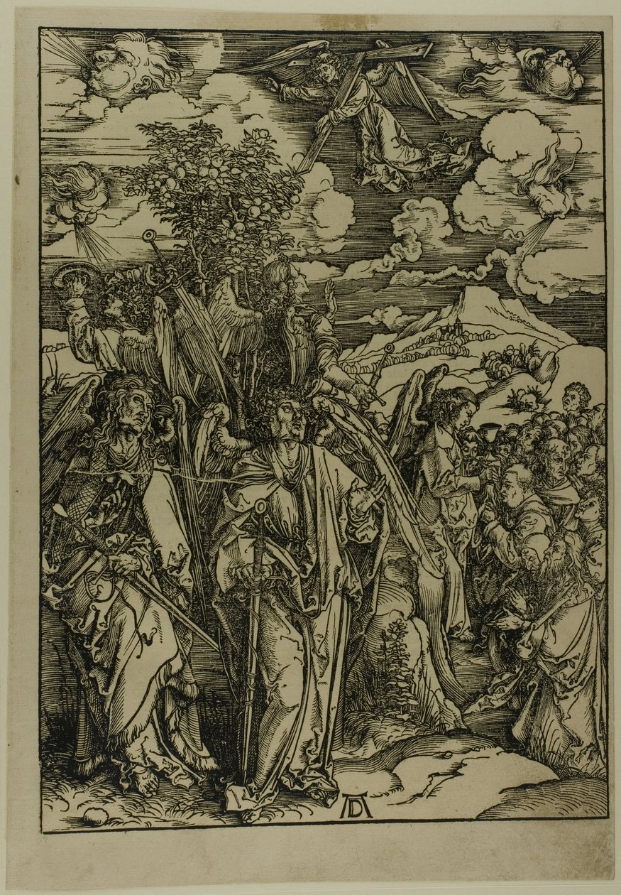 The Four Angels Staying the Winds, fra The Apocalypse av Albrecht Dürer