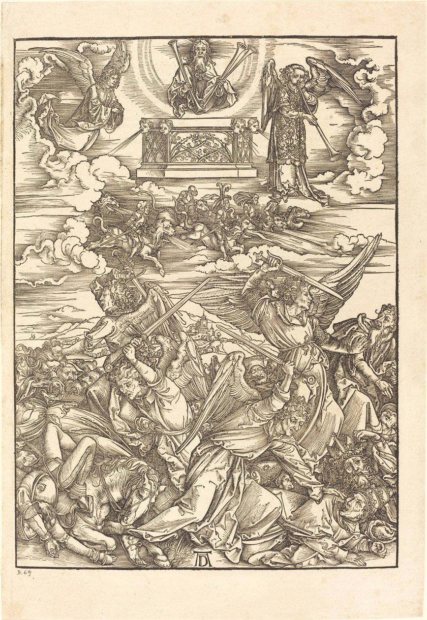 De fire hevnende englene av Albrecht Dürer