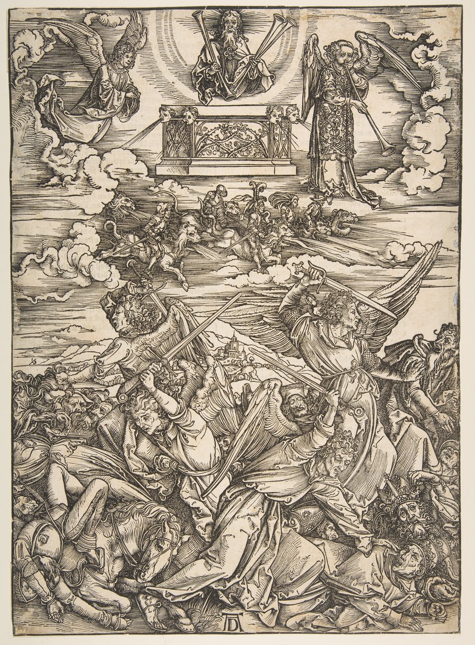 De fire hevnende englene, fra «Apokalypsen» av Albrecht Dürer