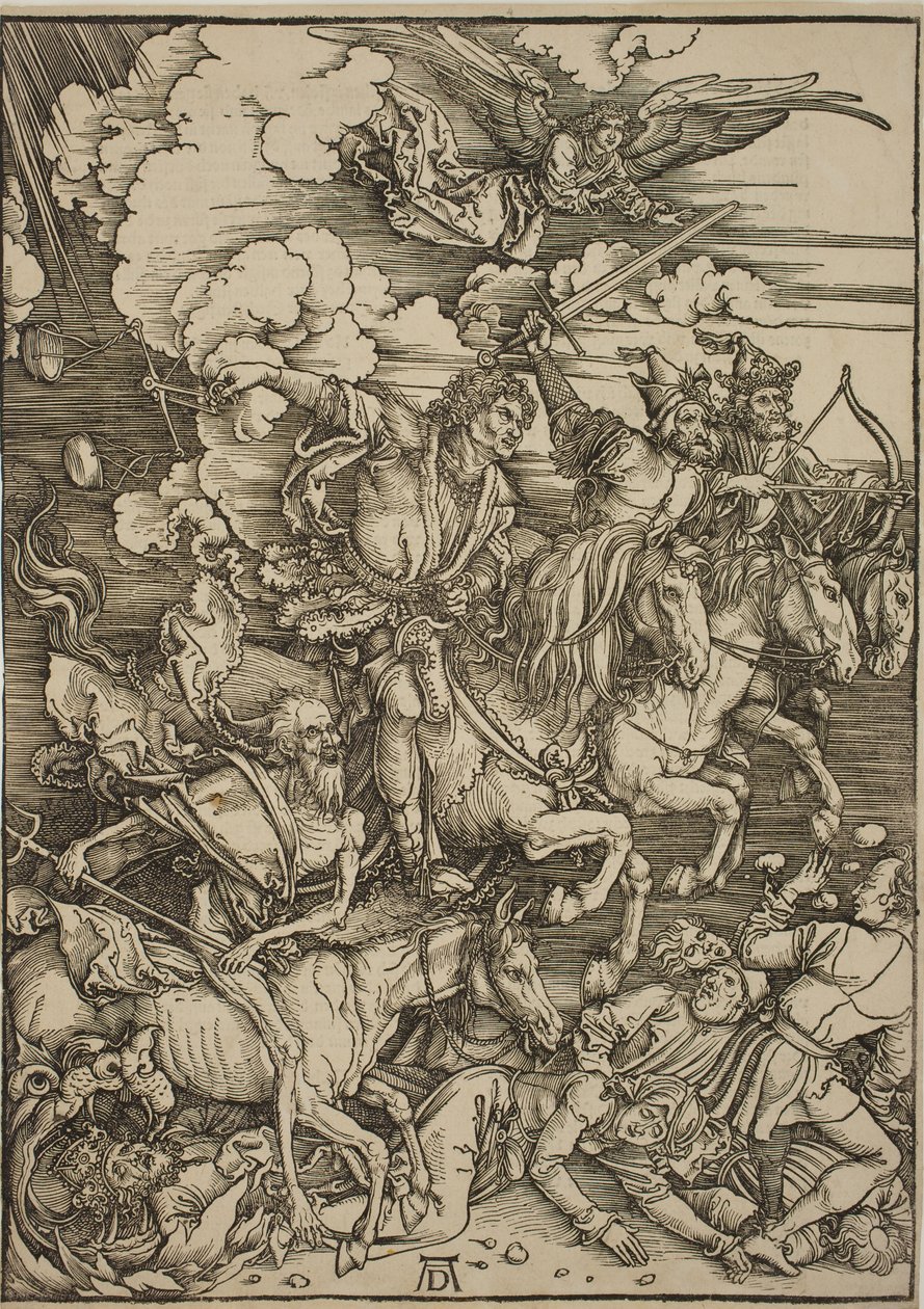 Apokalypsens fire ryttere av Albrecht Dürer