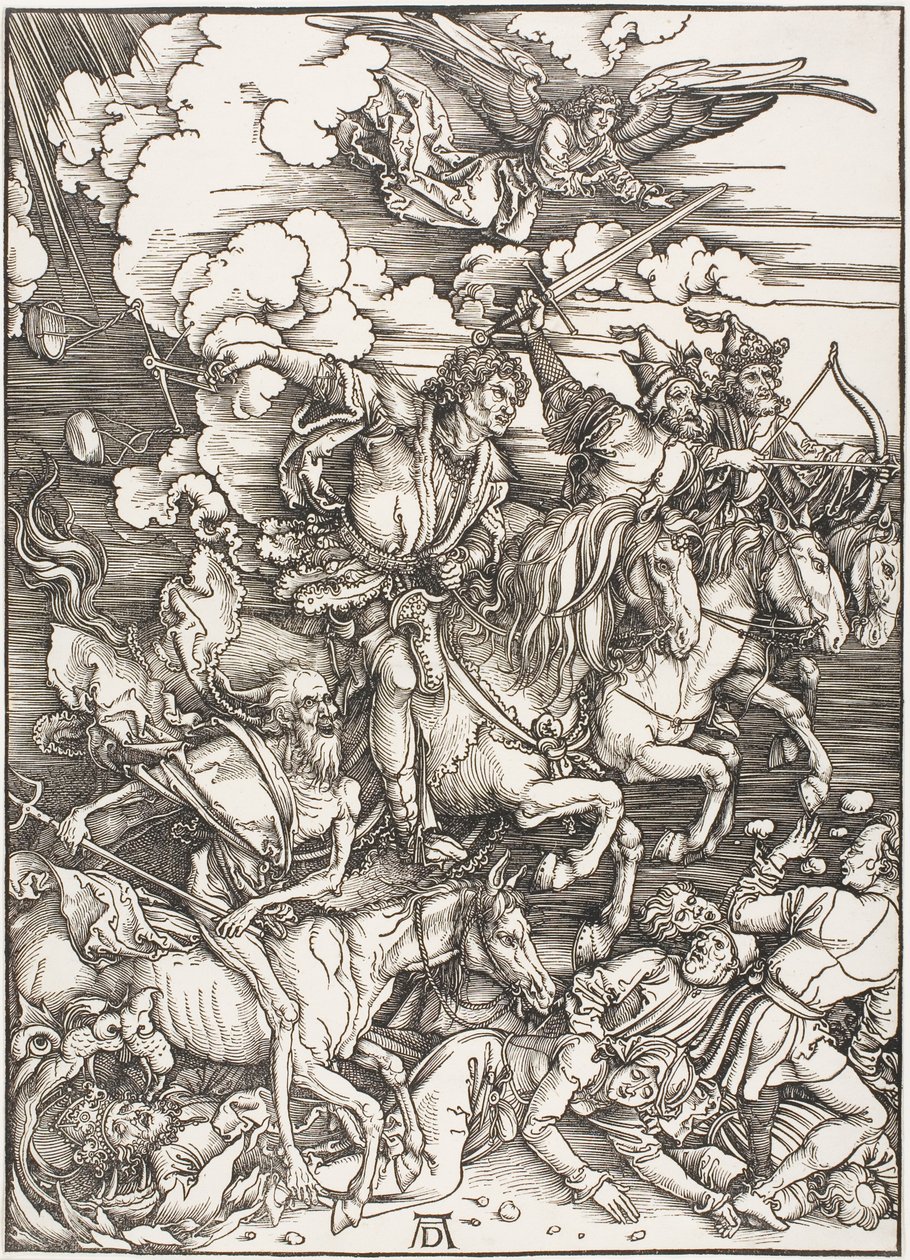 The Four Horsemen of the Apocalypse, fra The Apocalypse av Albrecht Dürer