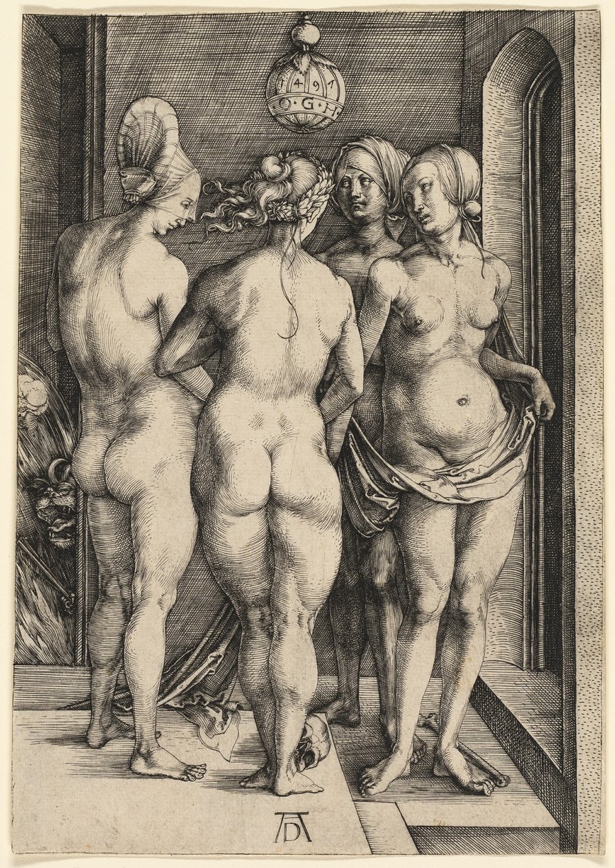 De fire nakne kvinnene av Albrecht Dürer