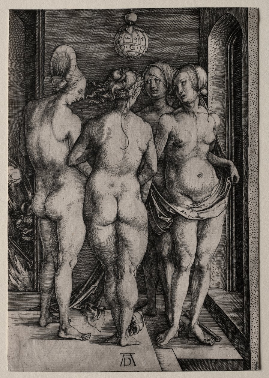 De fire heksene (fire nakne kvinner) av Albrecht Dürer