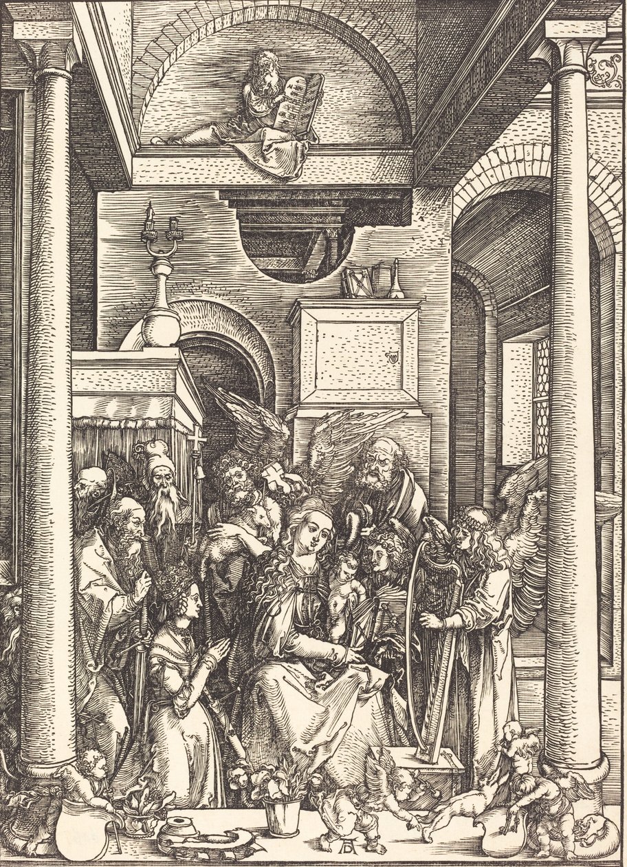 The Glorification of the Virgin, ca. 1504. av Albrecht Dürer