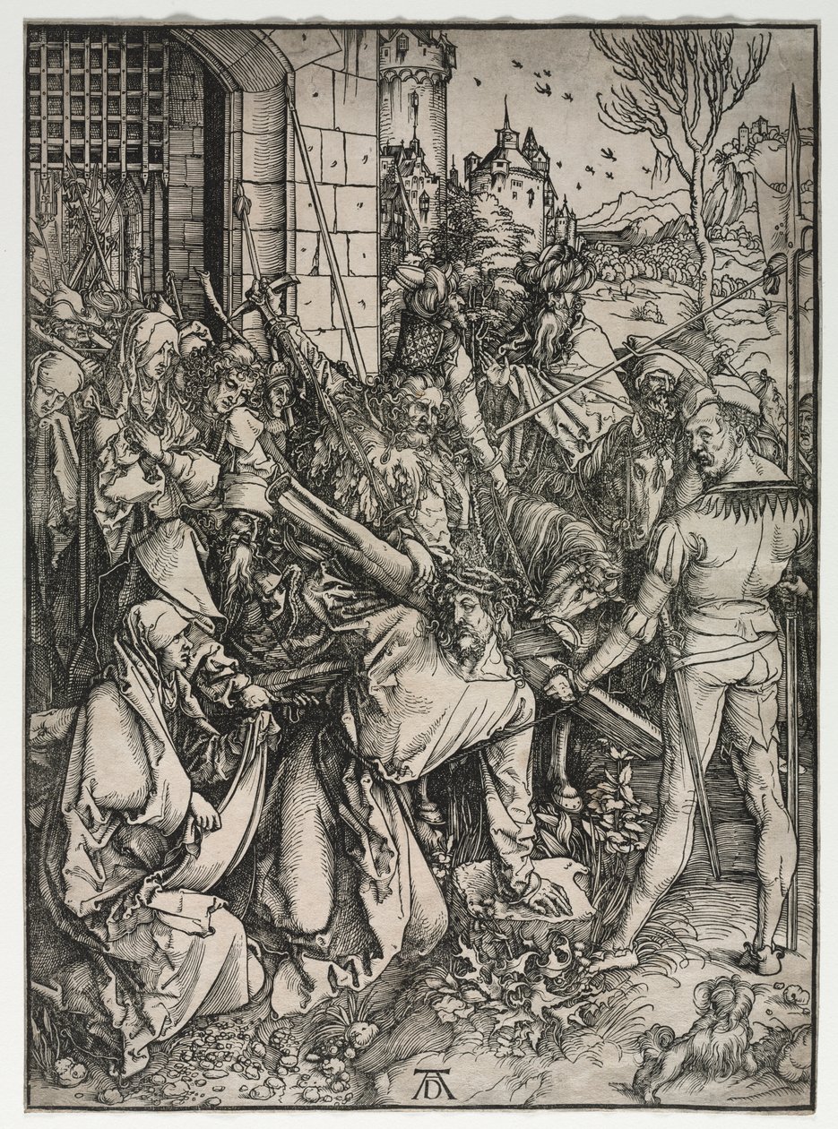 Den store lidenskapen: Kristus som bærer korset av Albrecht Dürer