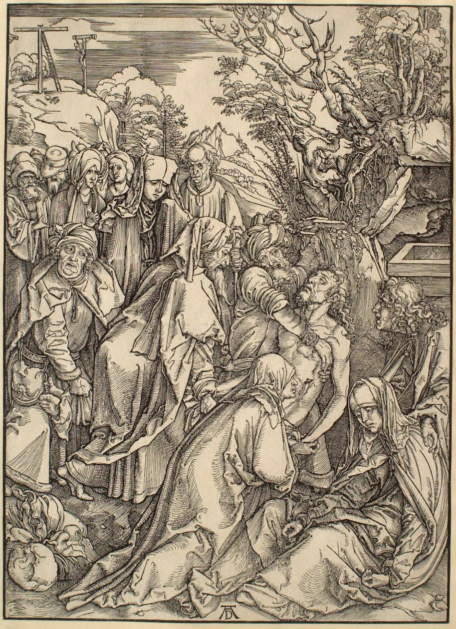 Den store pasjonen: Nedtagelsen fra korset av Albrecht Dürer