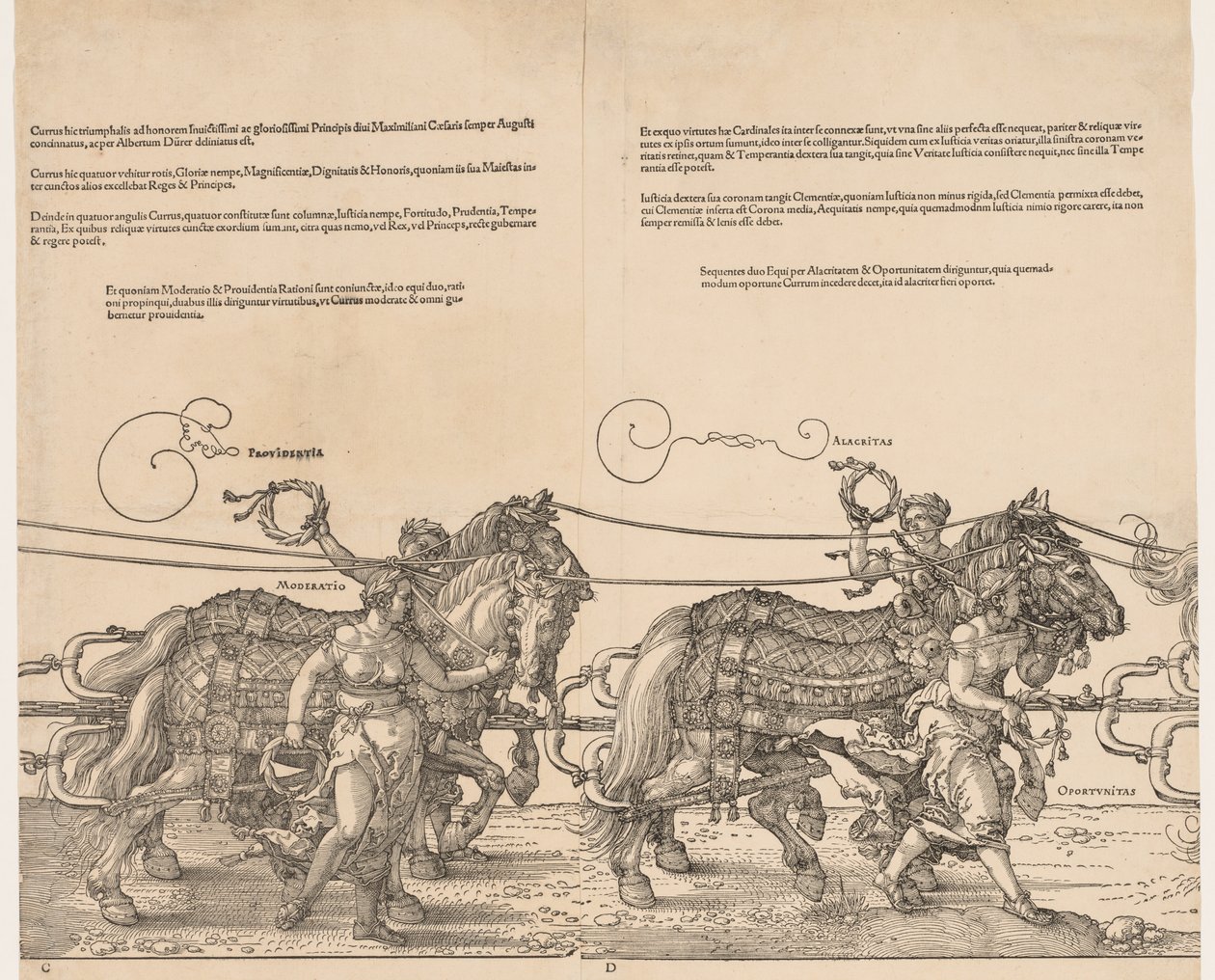Den store triumfbilen til keiser Maximilian av Albrecht Dürer