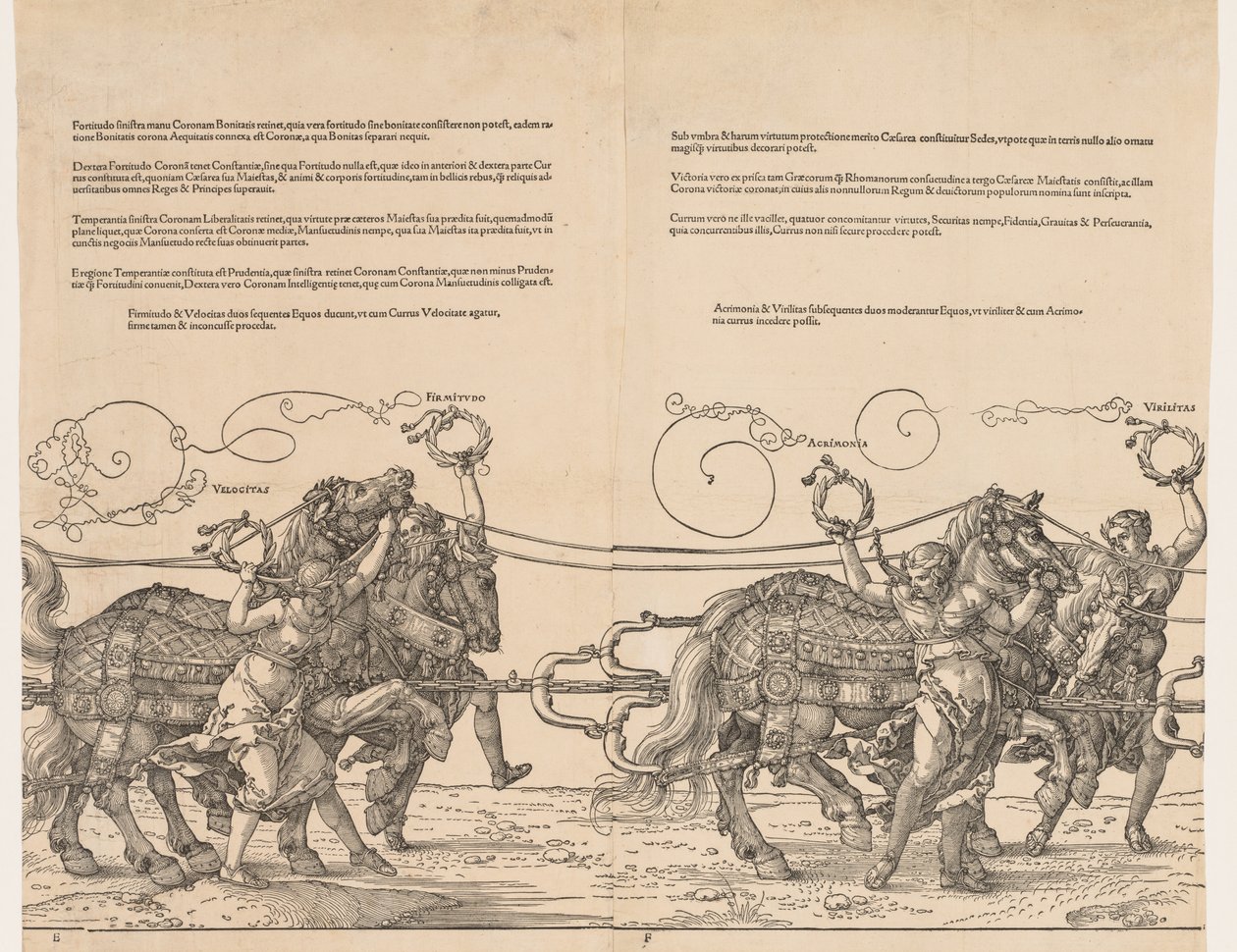 Den store triumfbilen til keiser Maximilian av Albrecht Dürer