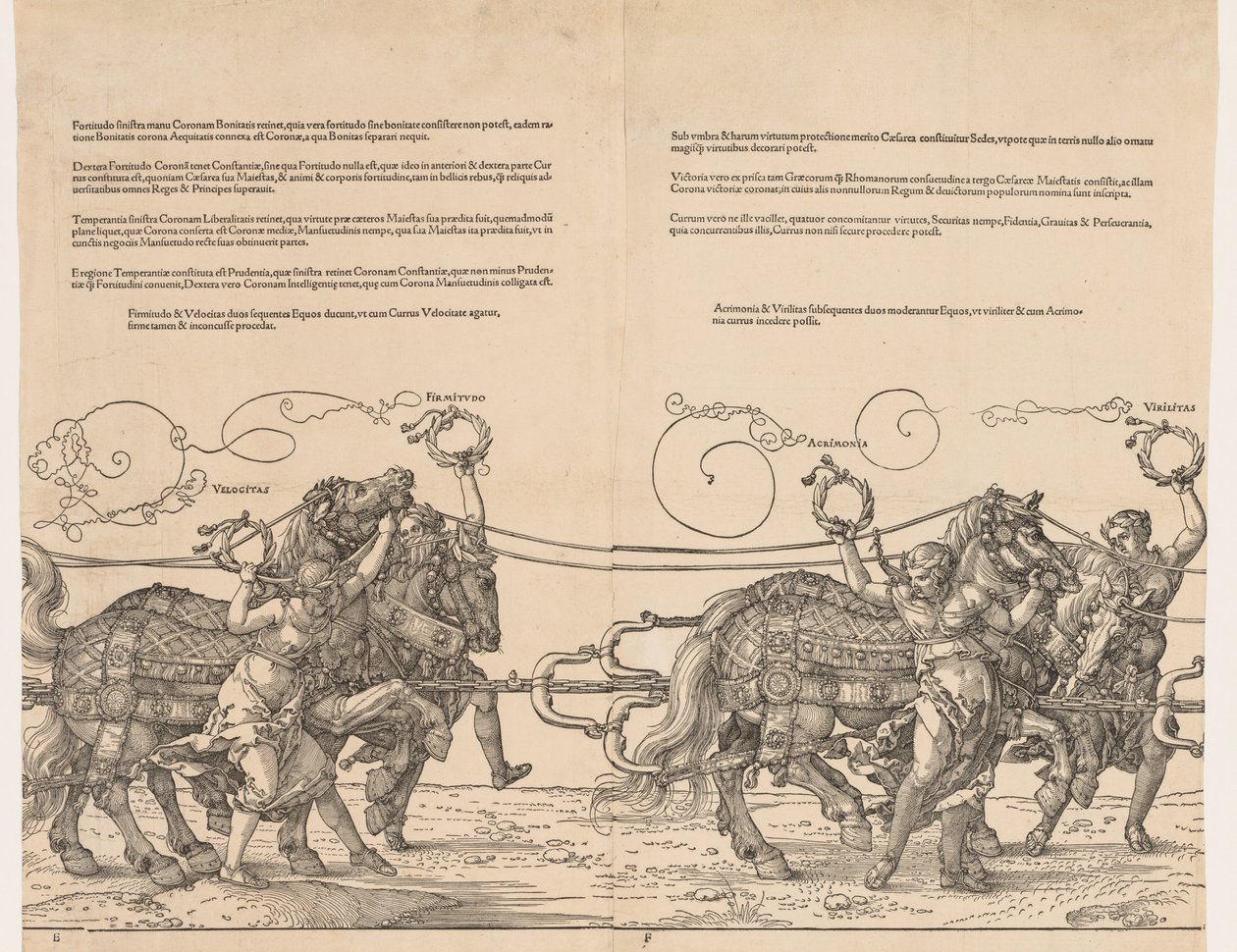 Den store triumfbilen til keiser Maximilian, 1523. av Albrecht Dürer