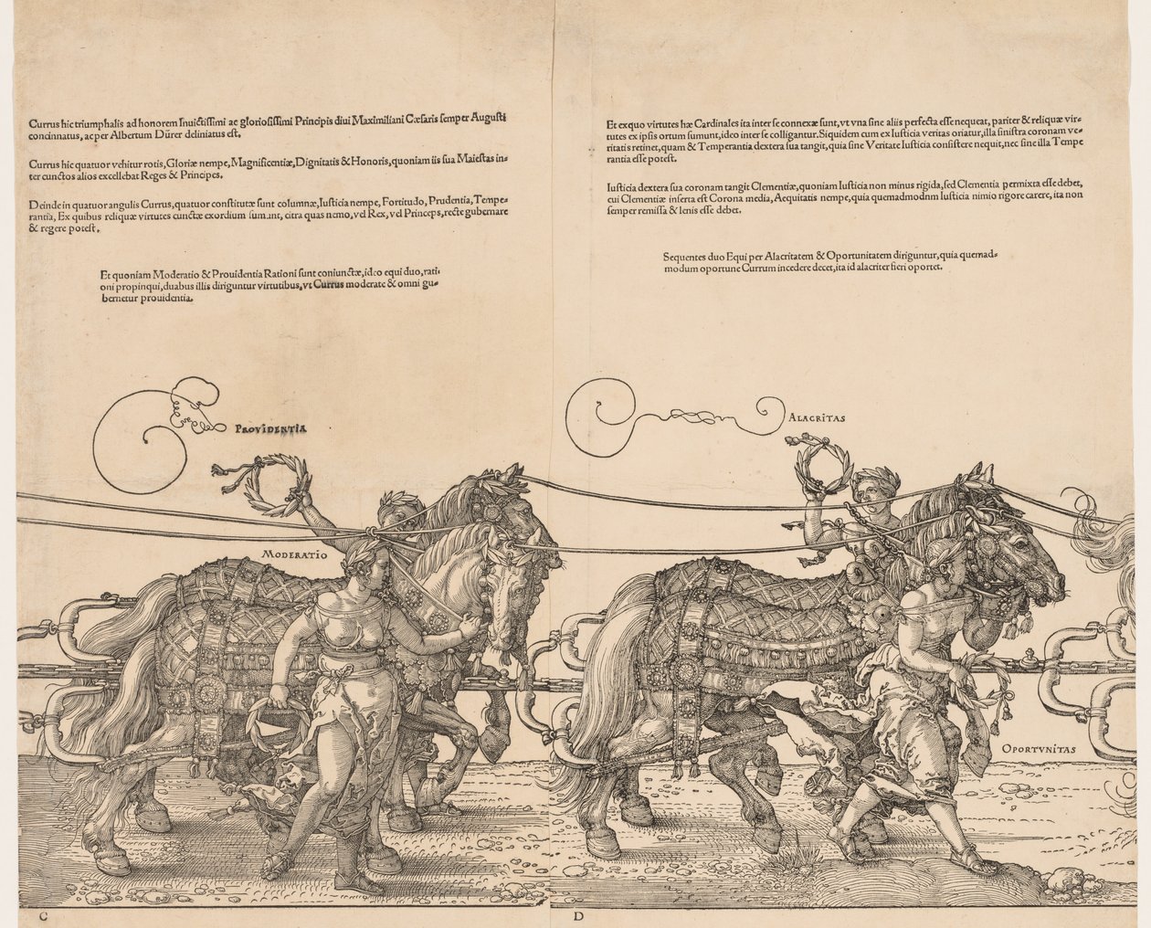 Den store triumfbilen til keiser Maximilian, 1523. av Albrecht Dürer