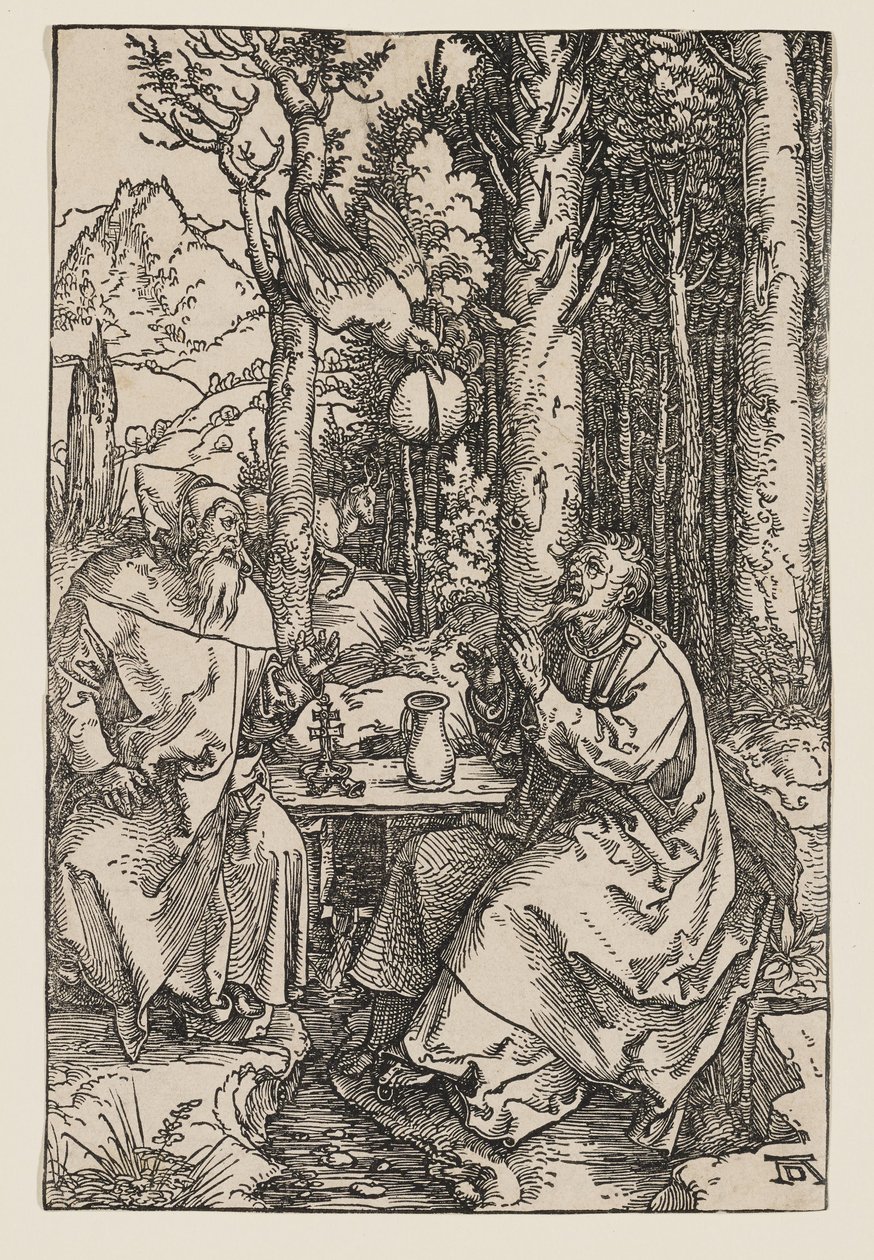 Eremittene Sankt Paulus og Sankt Antonius av Albrecht Dürer