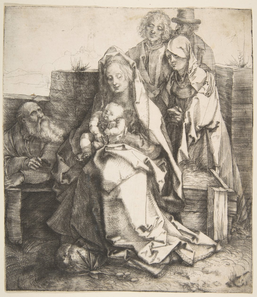 Den hellige familie, 1512-13. av Albrecht Dürer