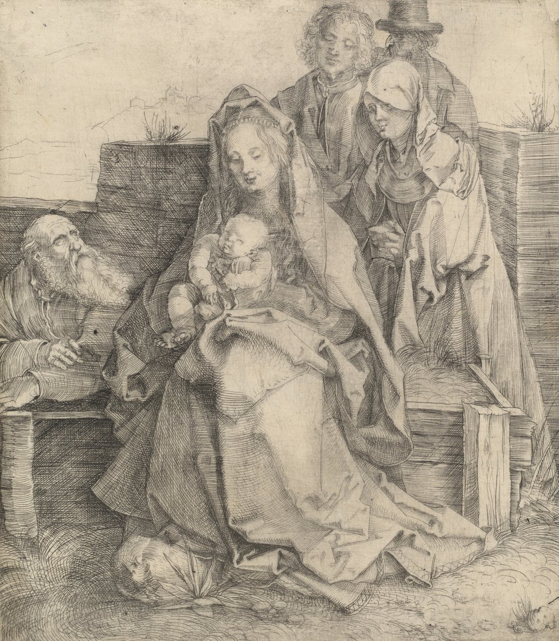 Den hellige familie, 15121513. av Albrecht Dürer