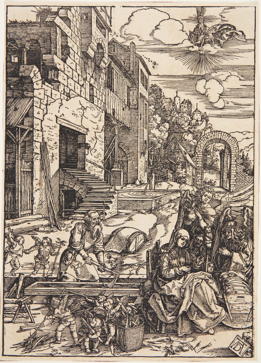 Den hellige familie i Egypt av Albrecht Dürer