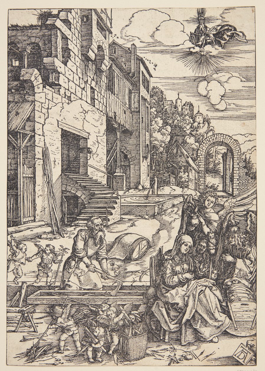 Den hellige familie i Egypt av Albrecht Dürer