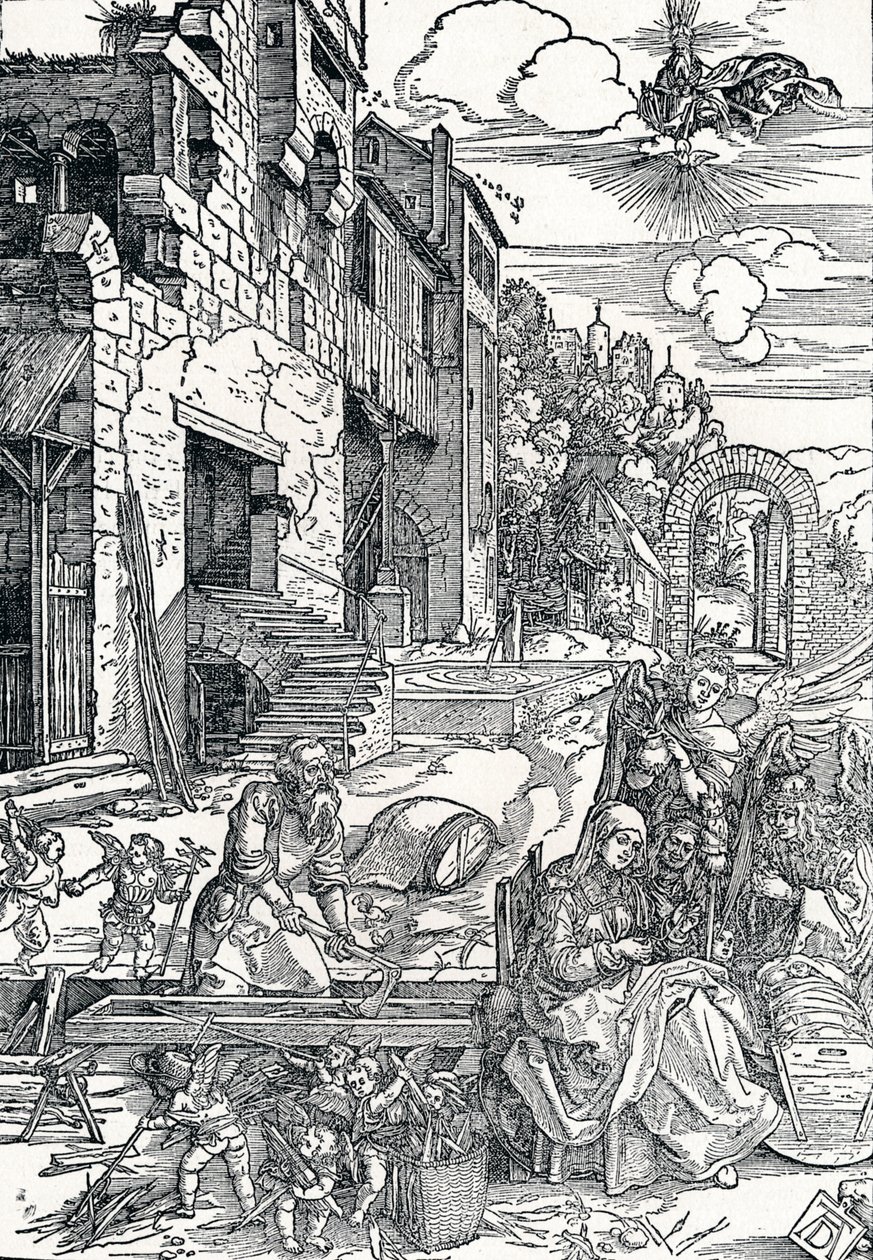 Den hellige familie i Egypt, c1501-1502, 1906 av Albrecht Dürer