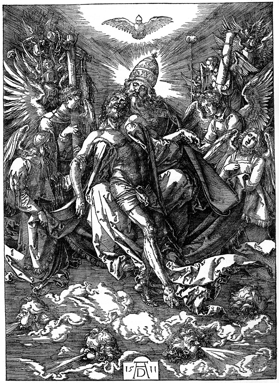 Den hellige treenighet, 1511, 1936 av Albrecht Dürer
