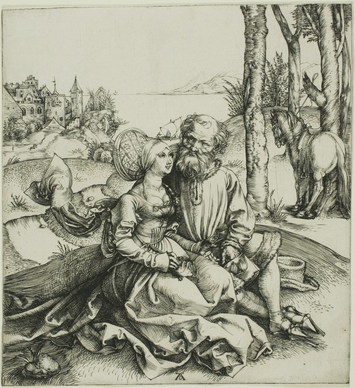 Det dårlige sammensatte paret av Albrecht Dürer