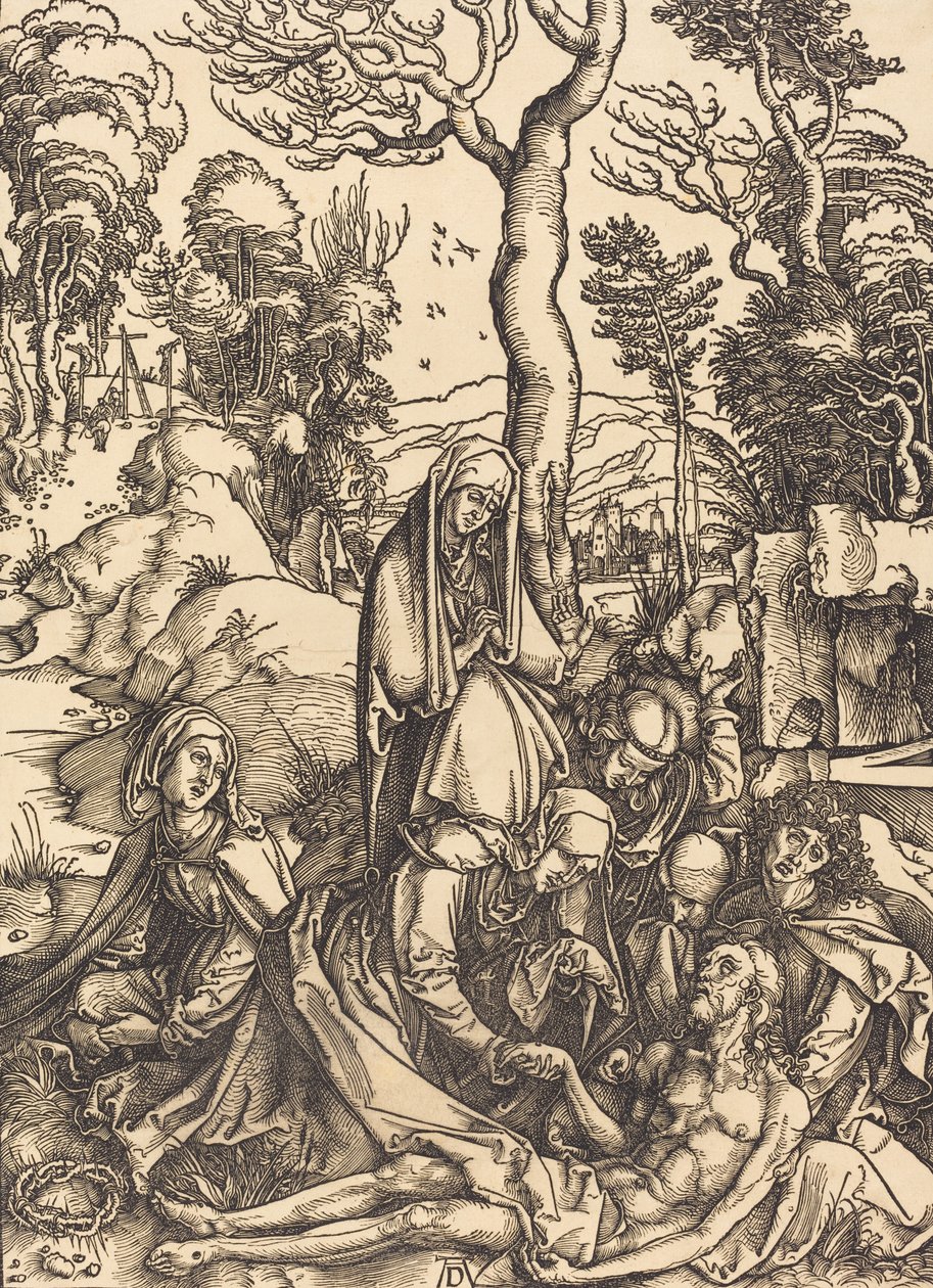 Klagesangen, ca. 14981499. av Albrecht Dürer
