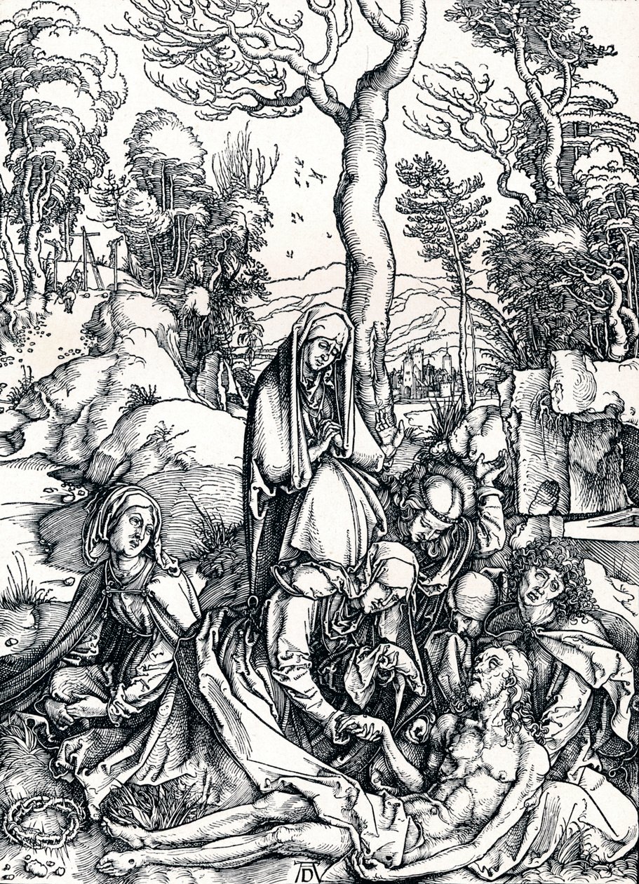 Klagesangen for Kristus, 1498 1906 av Albrecht Dürer
