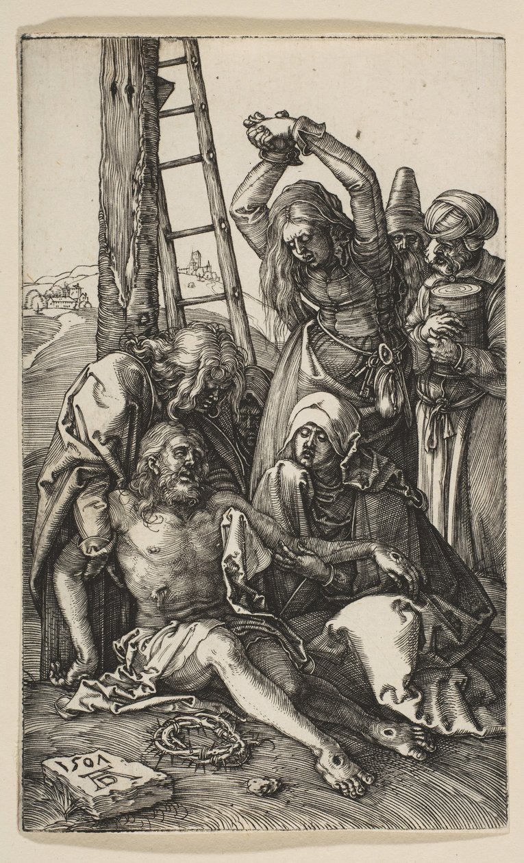 The Lamentation, fra The Passion, 1507. av Albrecht Dürer