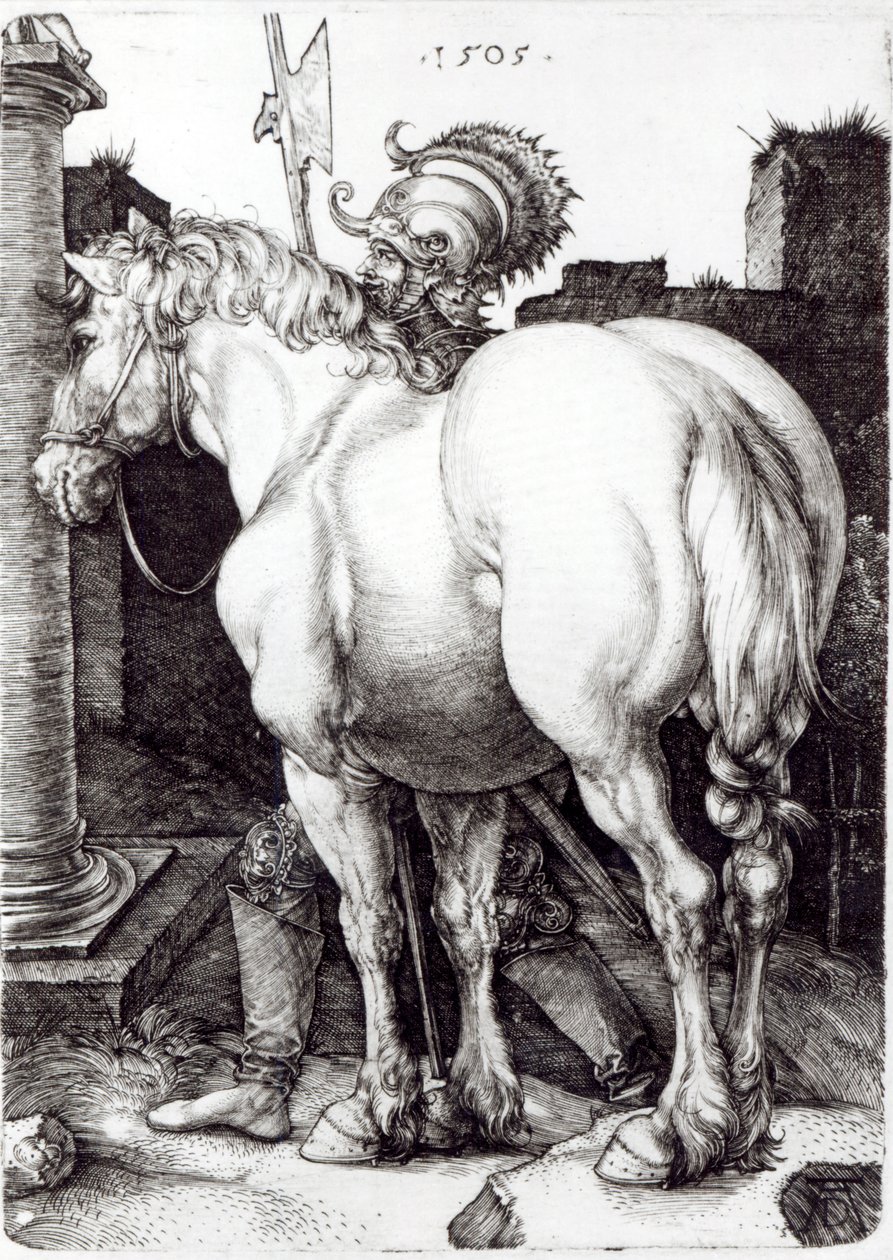 Den store hesten, 1509 av Albrecht Dürer